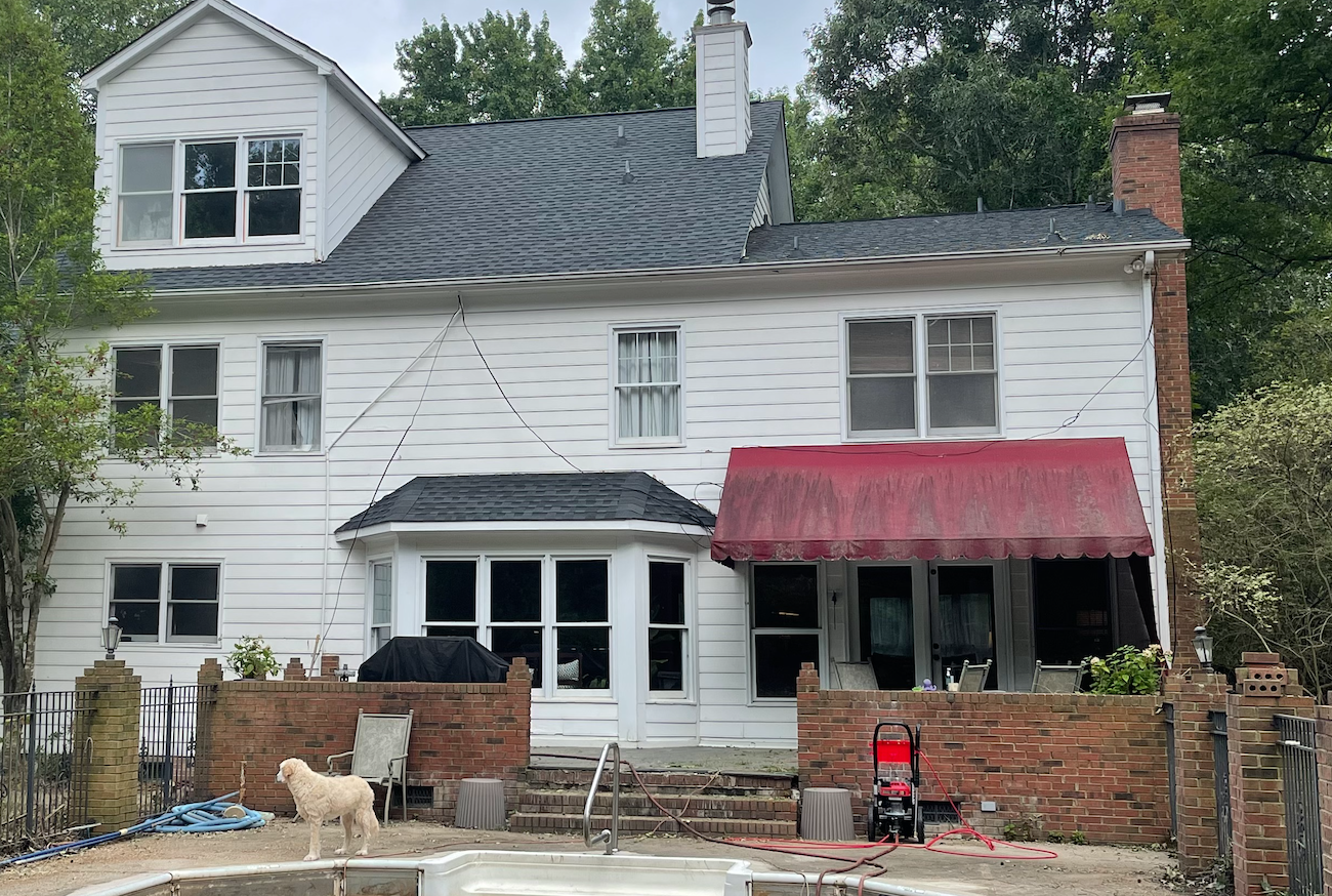 Title: Patio Makeover Part 1: Introducing the Space (The Before)